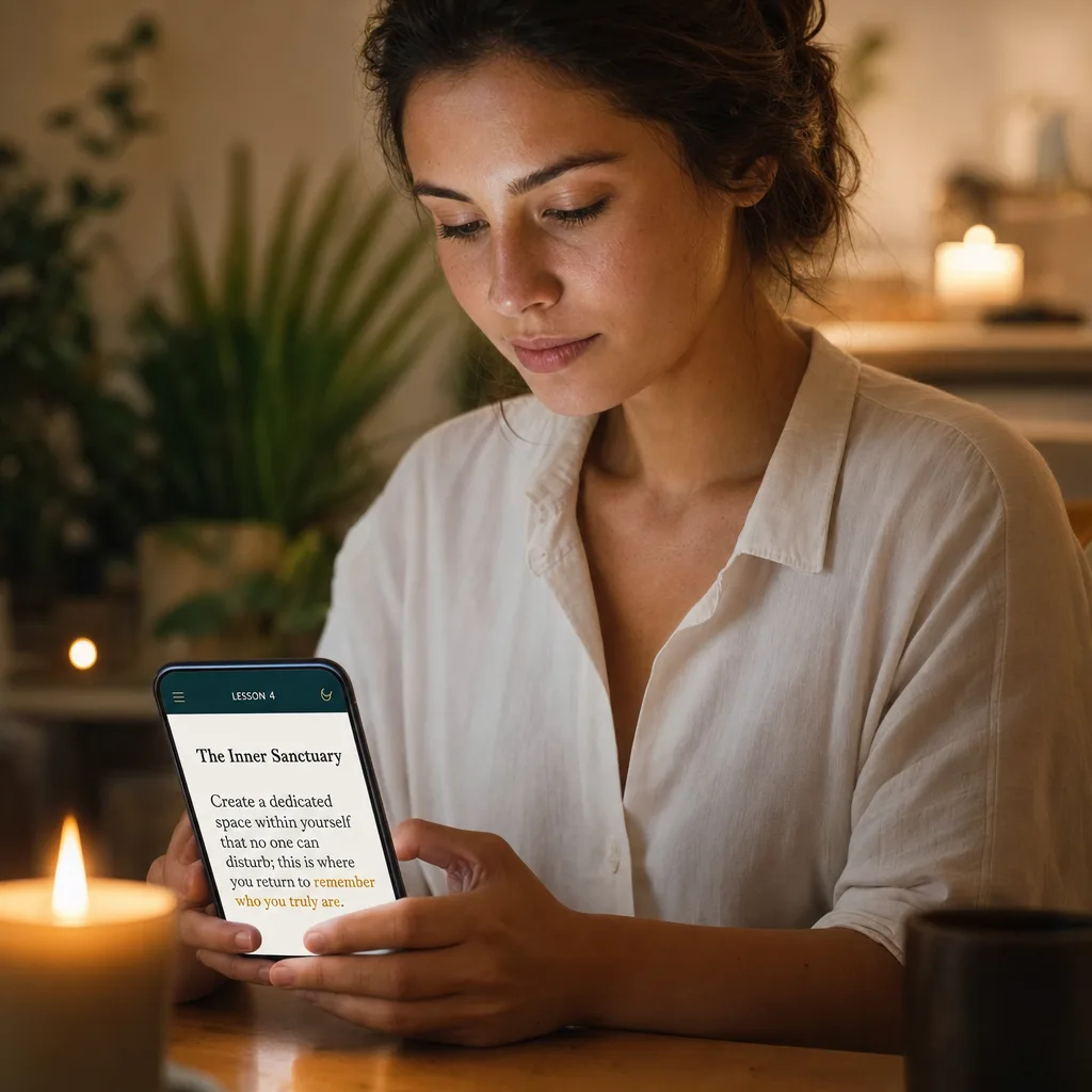 Read the lessons on your phone